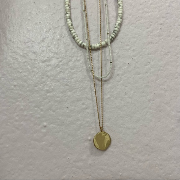 Altar’d State Layered Beaded & Gold Necklace - Picture 2 of 2